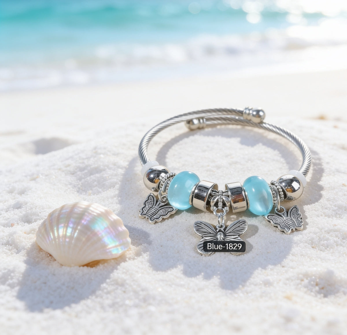 Elegant Butterfly Charm Bracelet